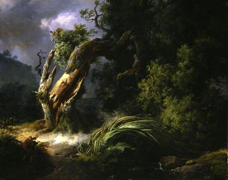 Le chene et le roseau, detail