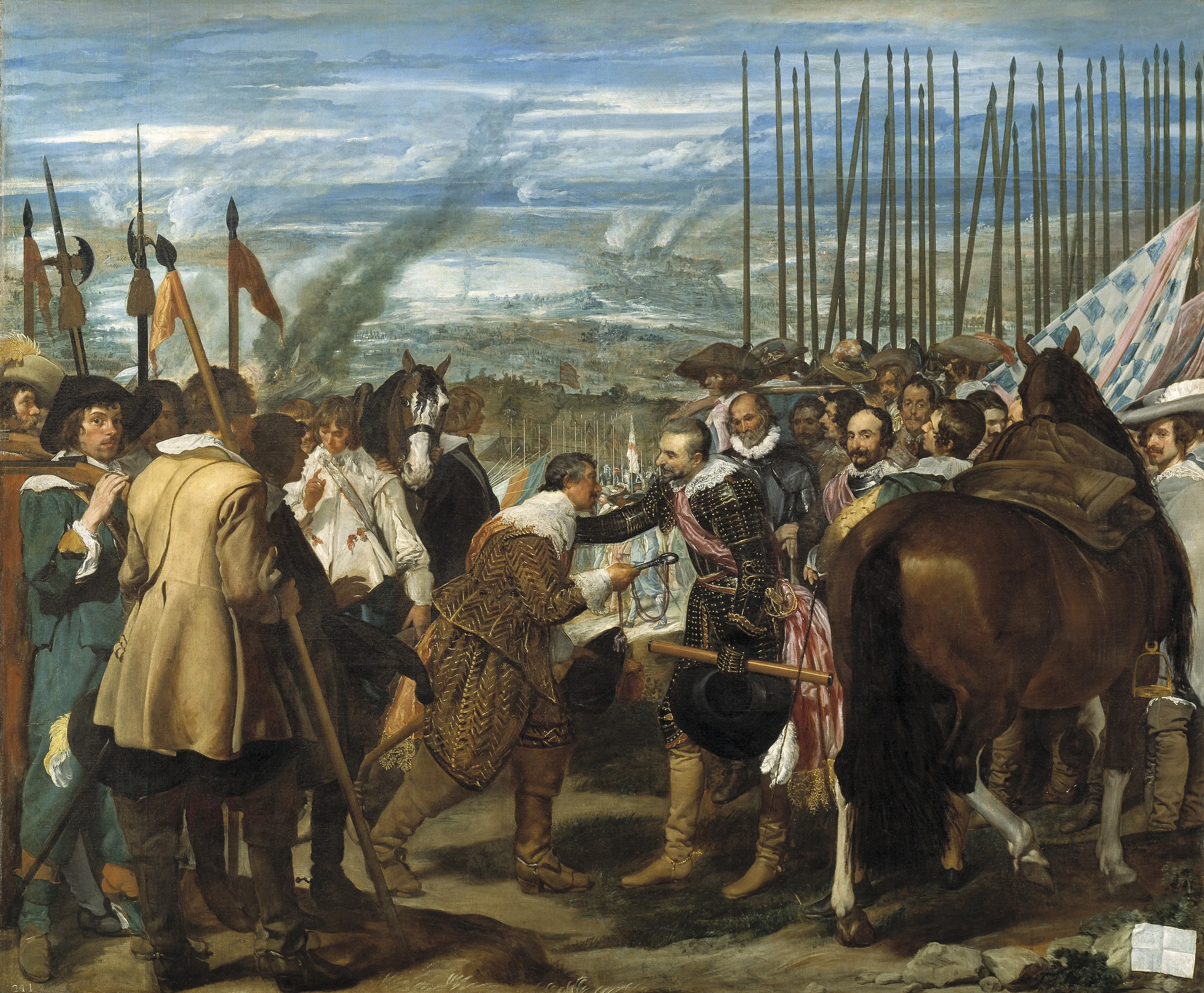 The Surrender of Brea, detail