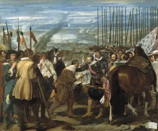 The Surrender of Brea, by Diego Velázquez, oil, 1634