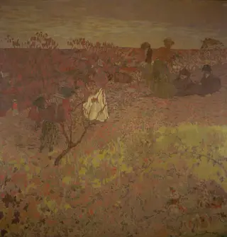 Walking in the Vineyard, by Édouard Vuillard, unspecified, 1899