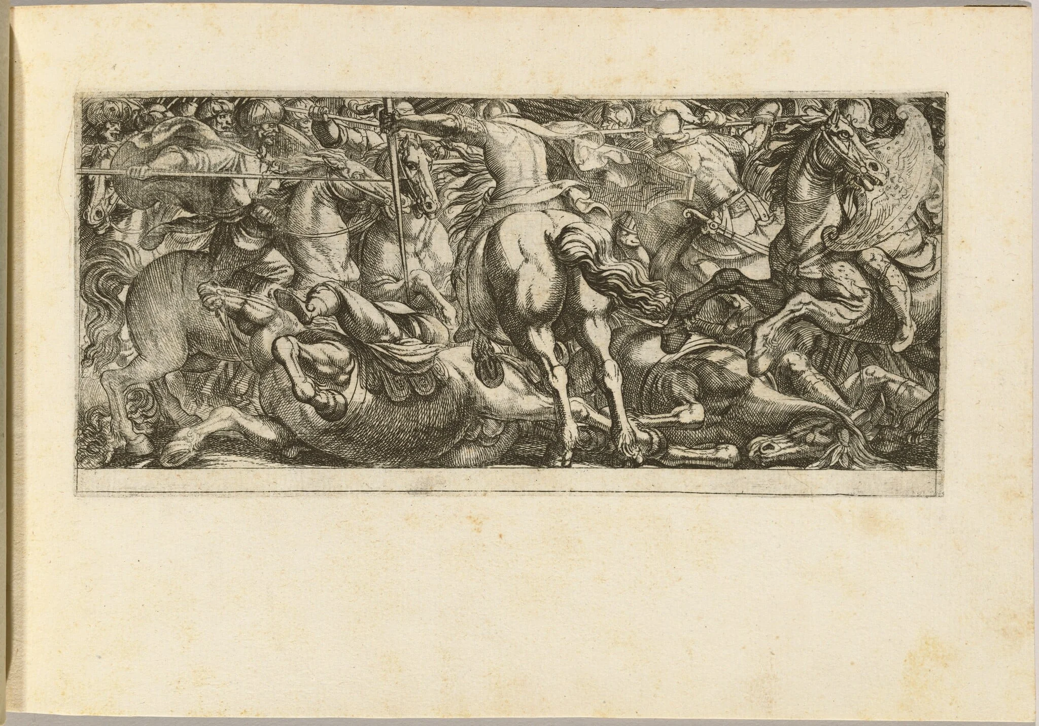 Cavalry Engagement, detail