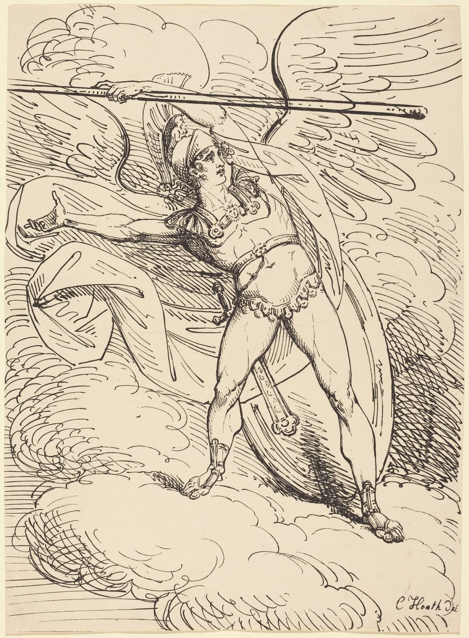 Apollo as a Warrior, detail