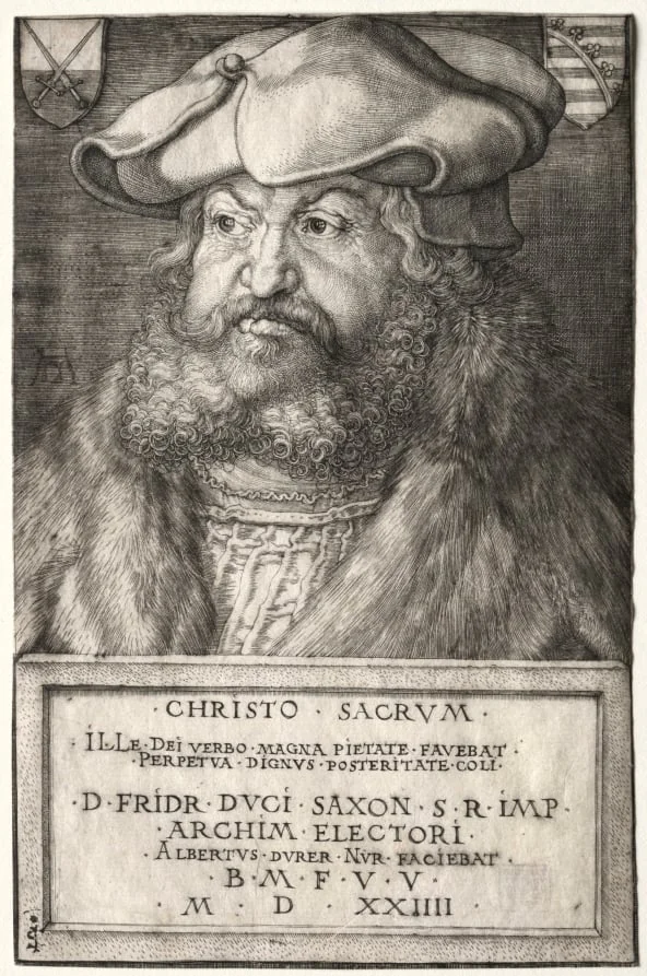 Frederick the Wise, Elector of Saxony, detail