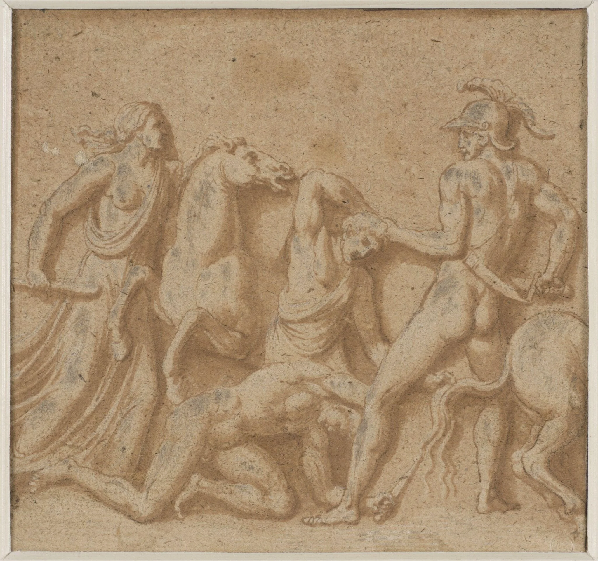 Battle scene, detail