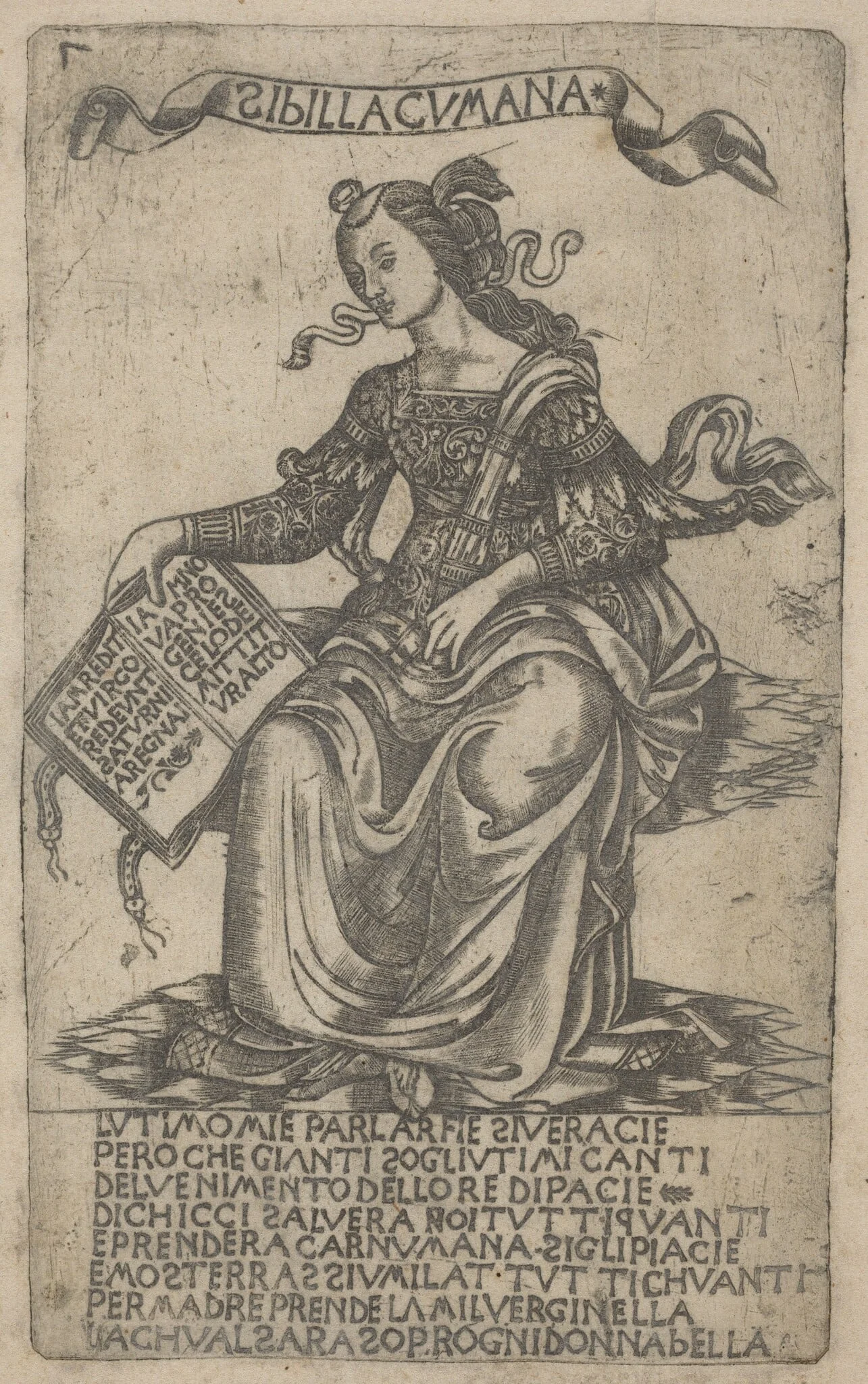 Cumaean Sibyl, detail
