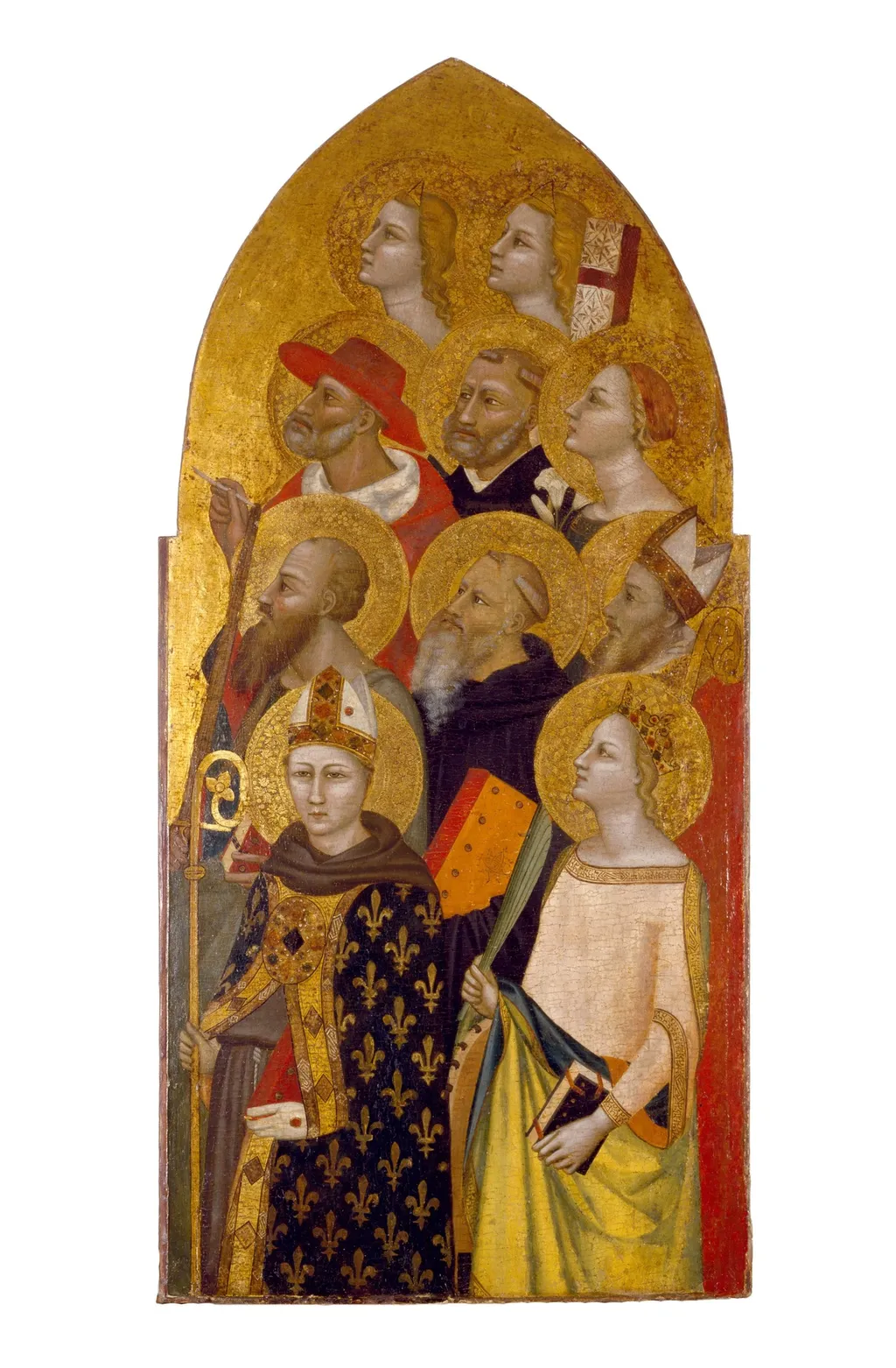 Saints and Angels, by Allegretto Nuzi, unspecified, 1365