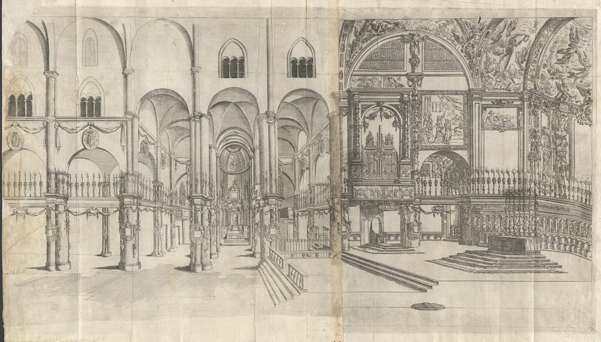 Church Interior, detail