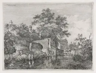 Front of the New Mills, by John Crome, 1813