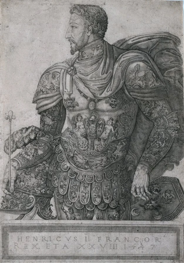 Henri II, King of France, at the age of 28, detail