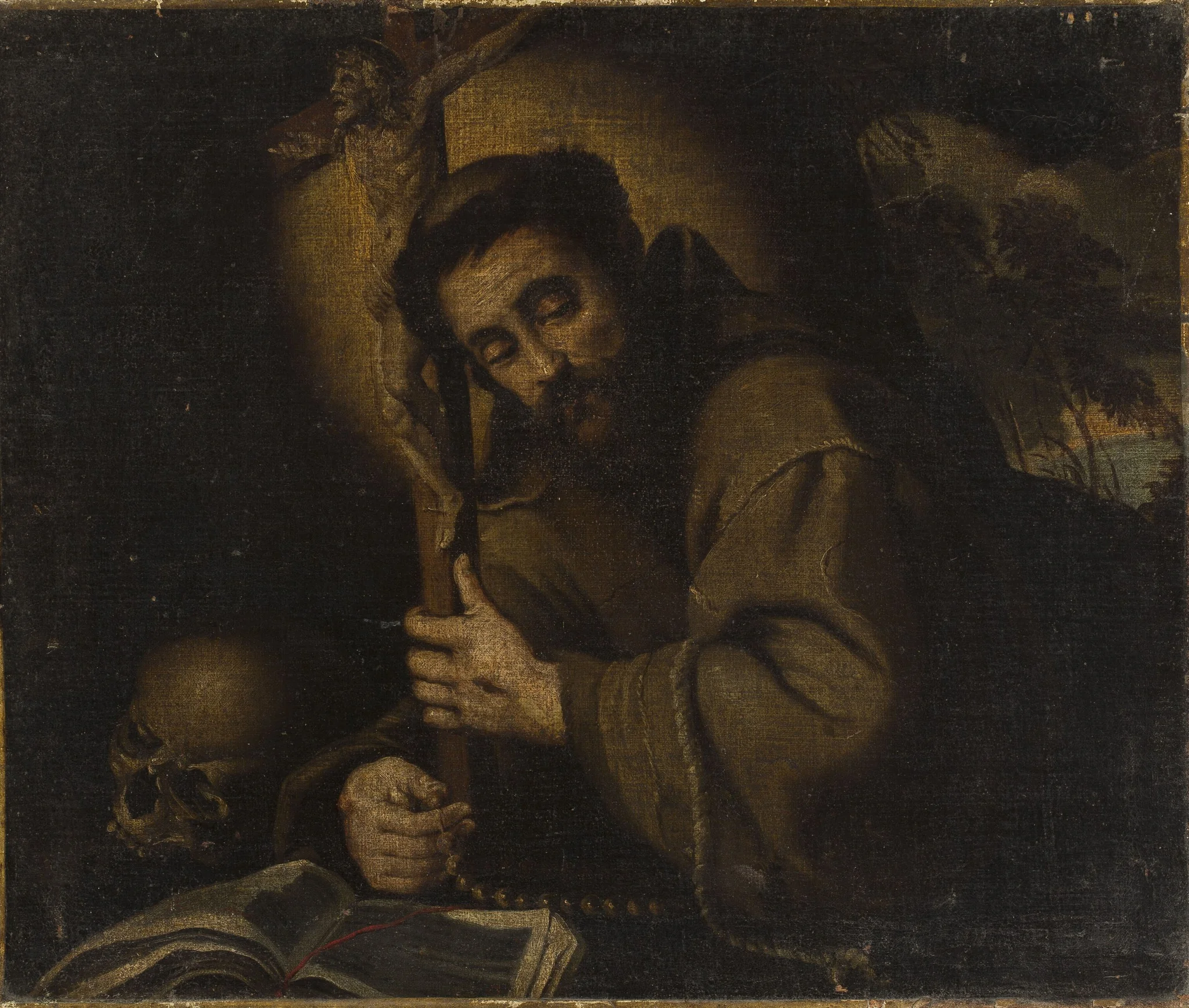 Saint Francis, detail