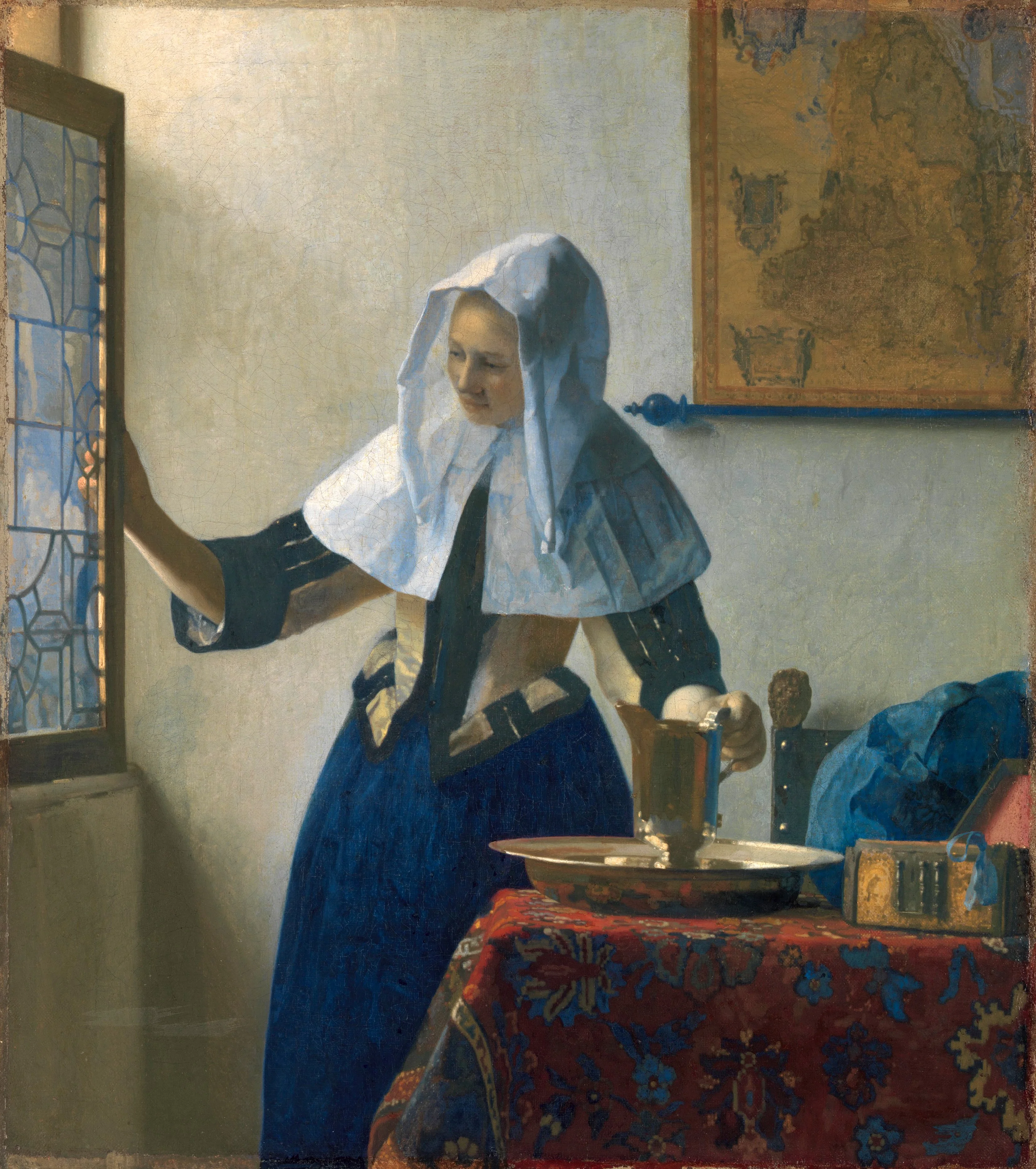 Woman with a Water Jug, detail