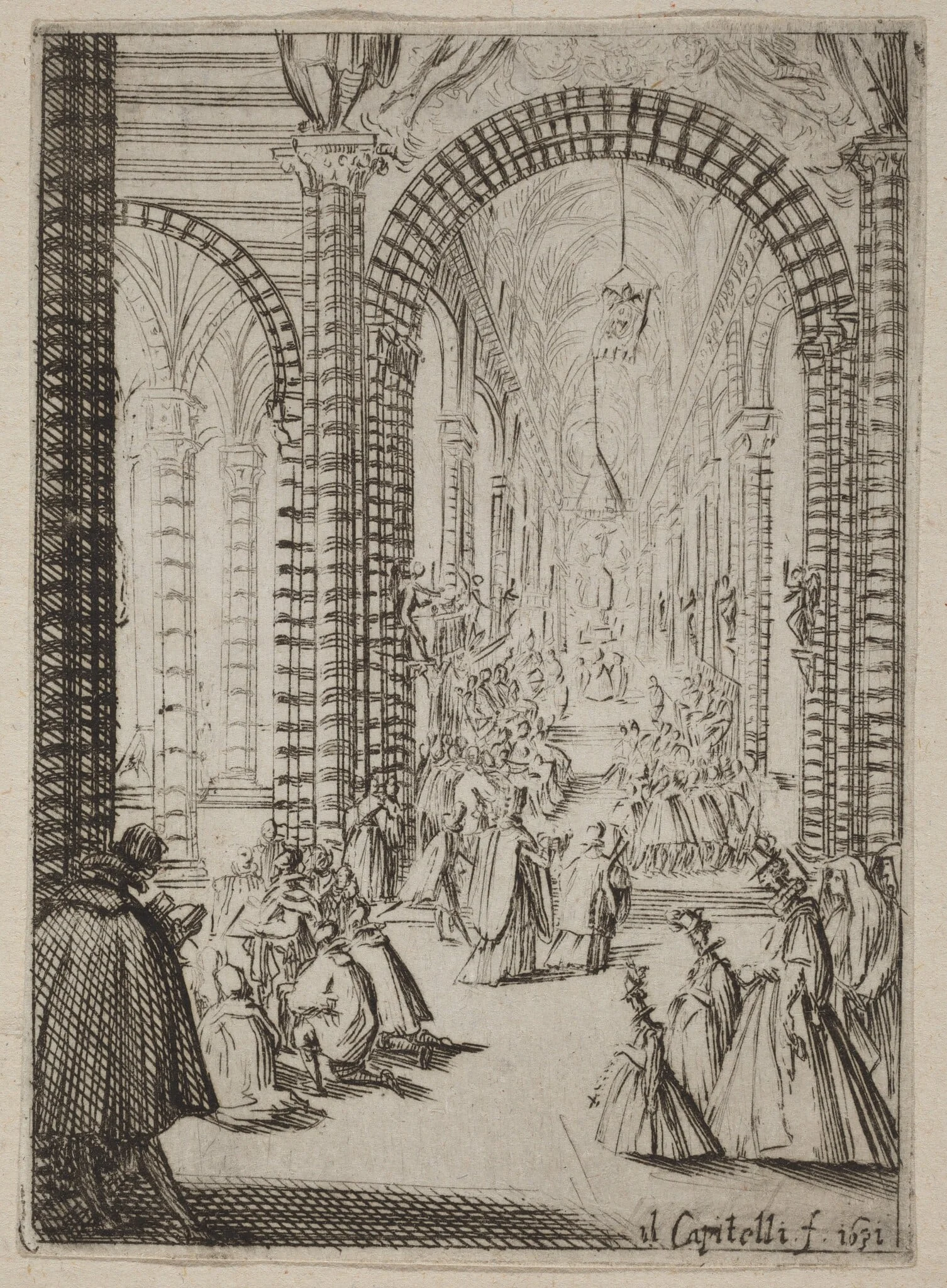 Interior of a Church, detail
