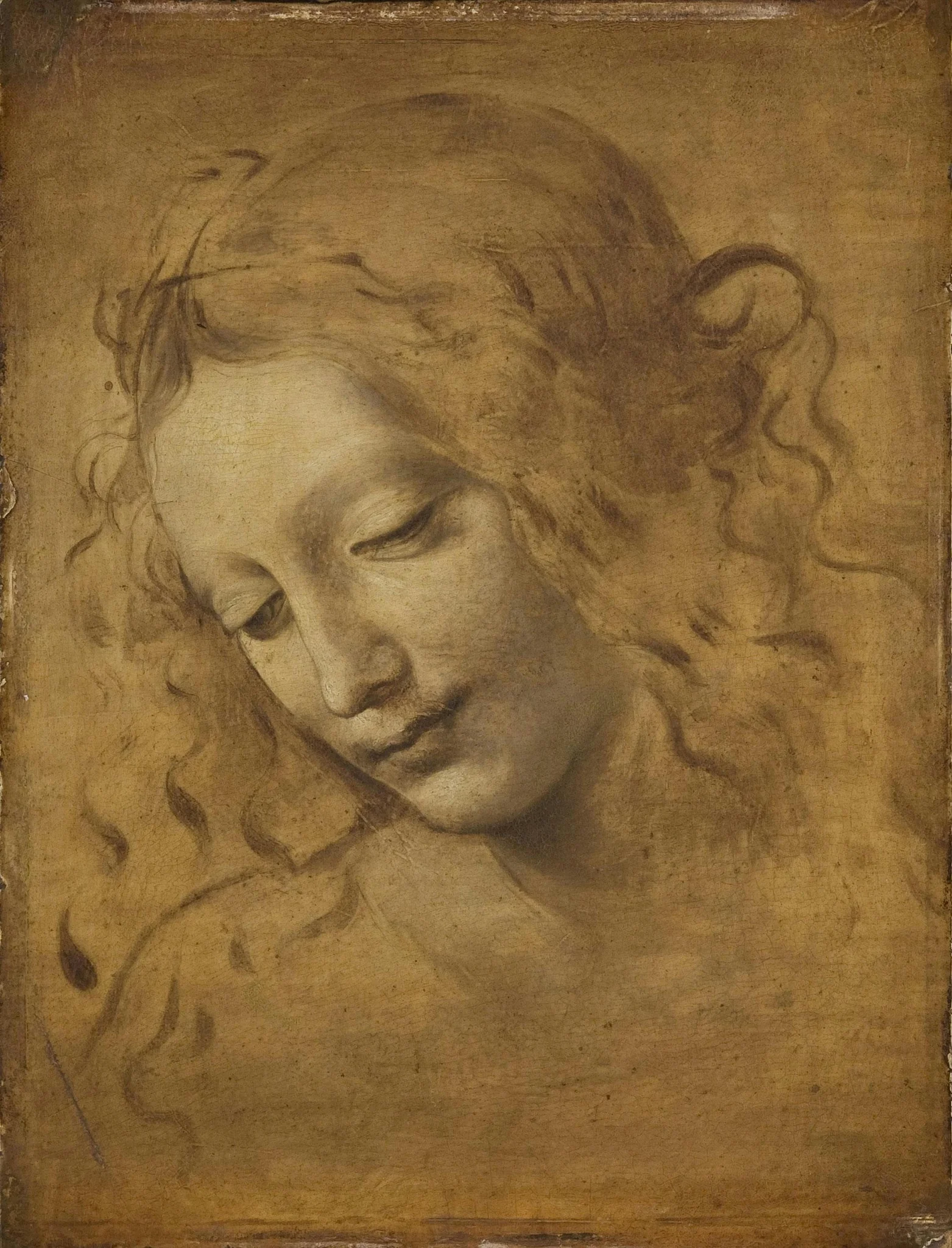 Head of a Woman, detail