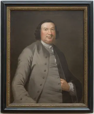 Colonel William Allen, by John Hesselius, oil, 1756