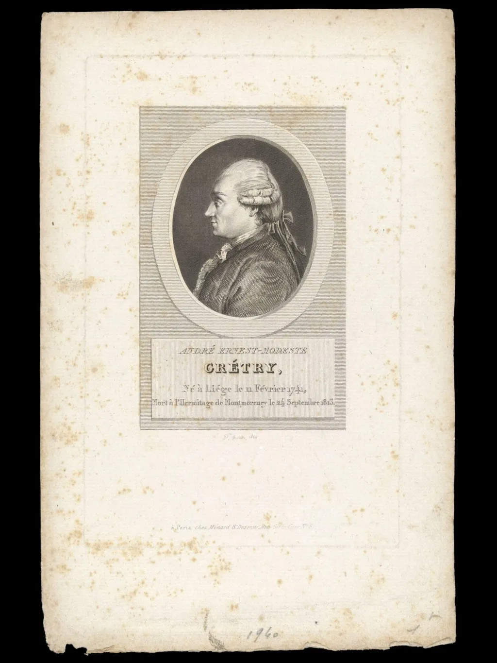 H Beard Print Collection, by Adam, 1824