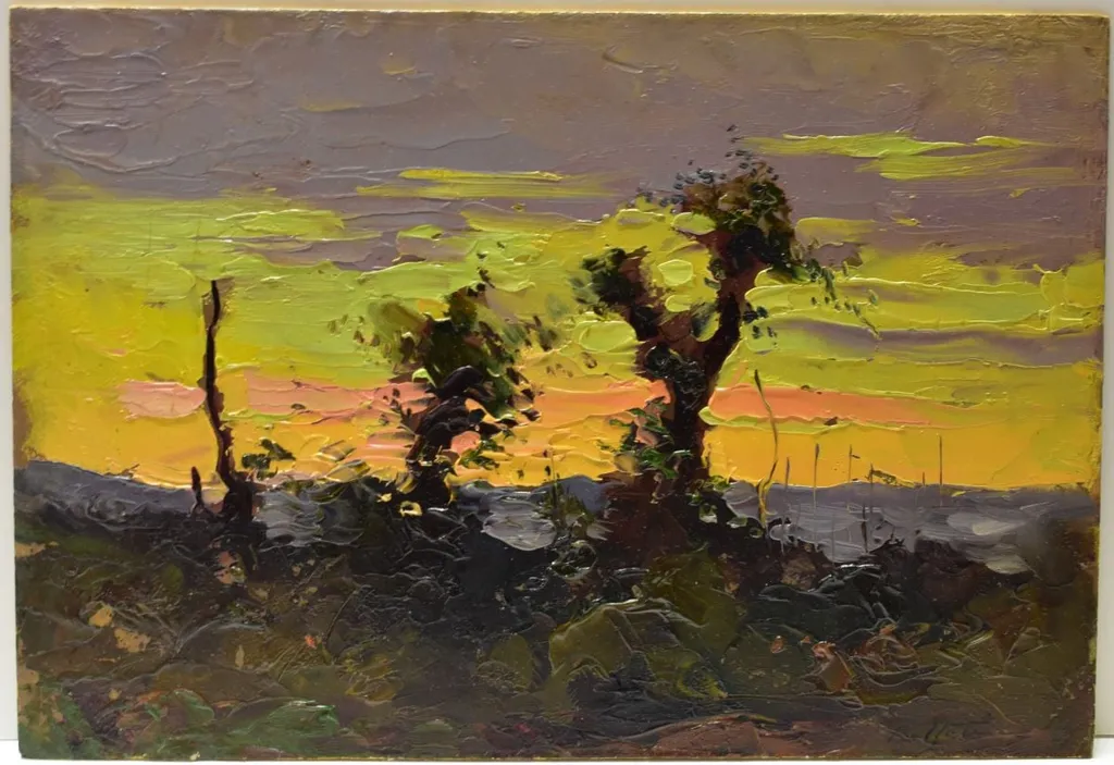 Asfințit de soare, by Adam Bălțatu, unspecified, 1939