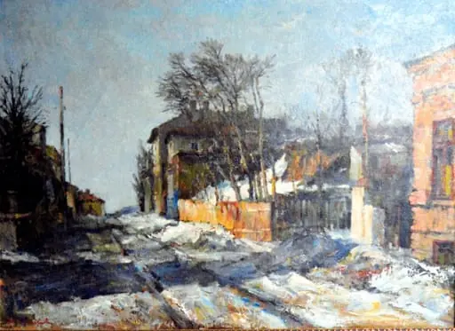 Peisaj de iarnă, by Adam Bălțatu