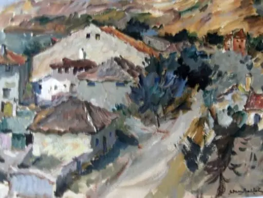 Peisaj la Balcic, by Adam Bălțatu