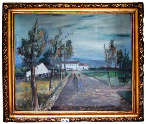 Seară de toamnă (Împrejurimile Buzăului), by Adam Bălțatu
