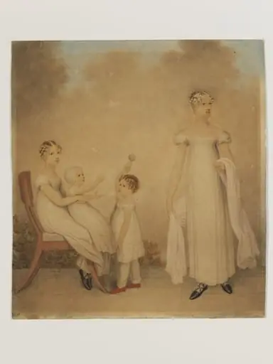 Four children of the Ackland family, by Adam Buck