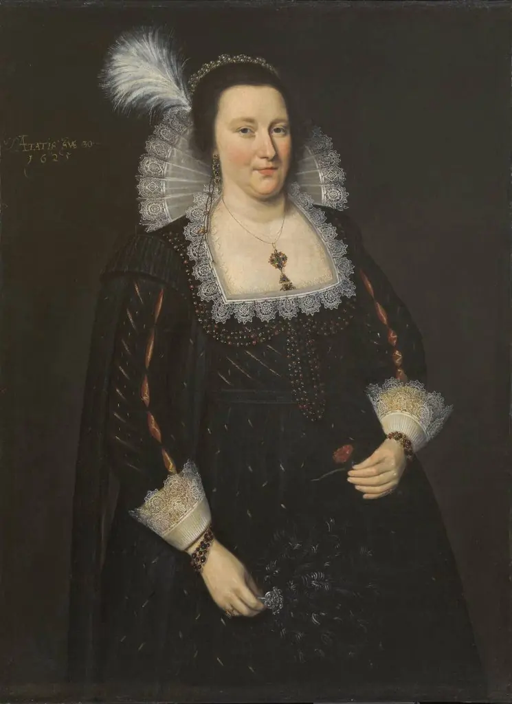Portrait of Lady Margaret Livingstone, 2nd Countess of Wigtown, by Adam de Colone