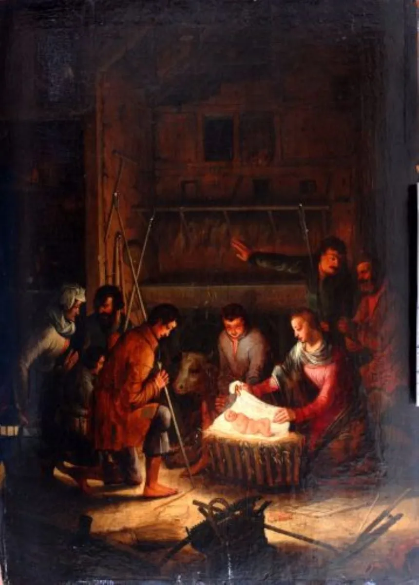 Adorația păstorilor, by Adam Elscheimer, unspecified, 1550