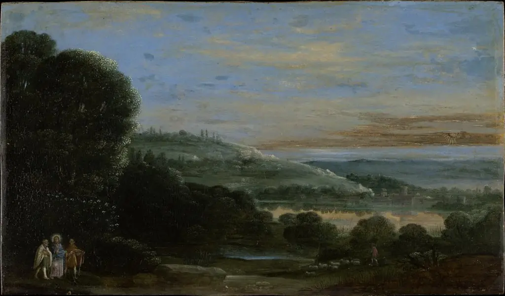 Landscape with the Walk to Emmaus, by Adam Elsheimer