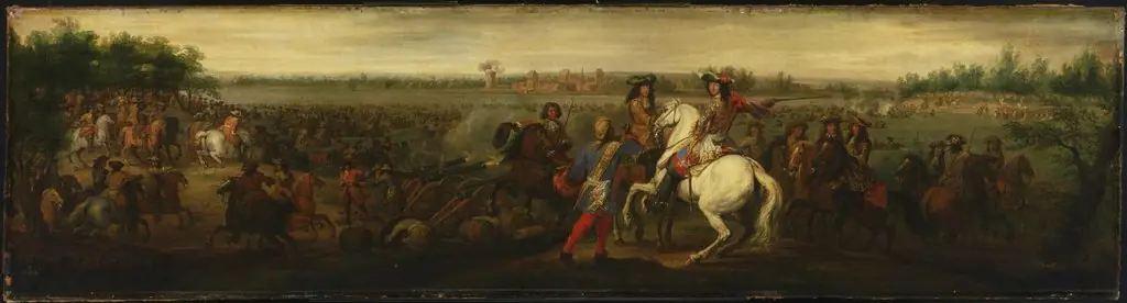 The Passage of the Rhine on June 12, 1672, by Adam Frans van der Meulen