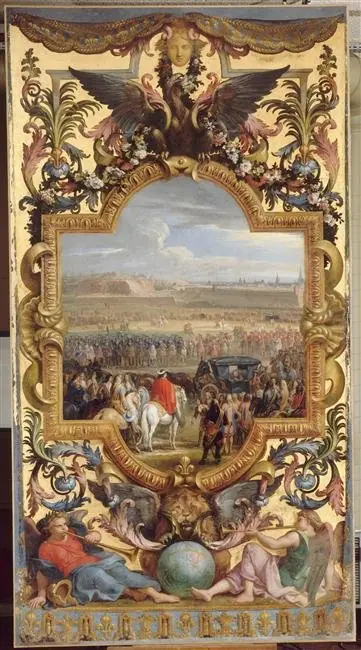 The surrender of Cambrai, by Adam Frans van der Meulen