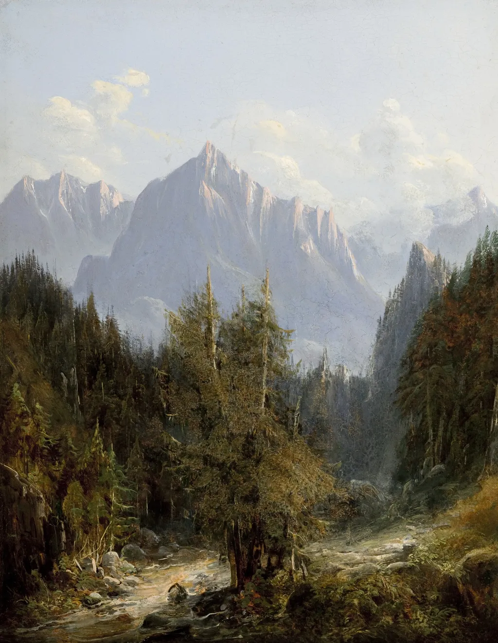 Road to the Morskie Oko Lake, by Adam Gorczyński, unspecified, 1850