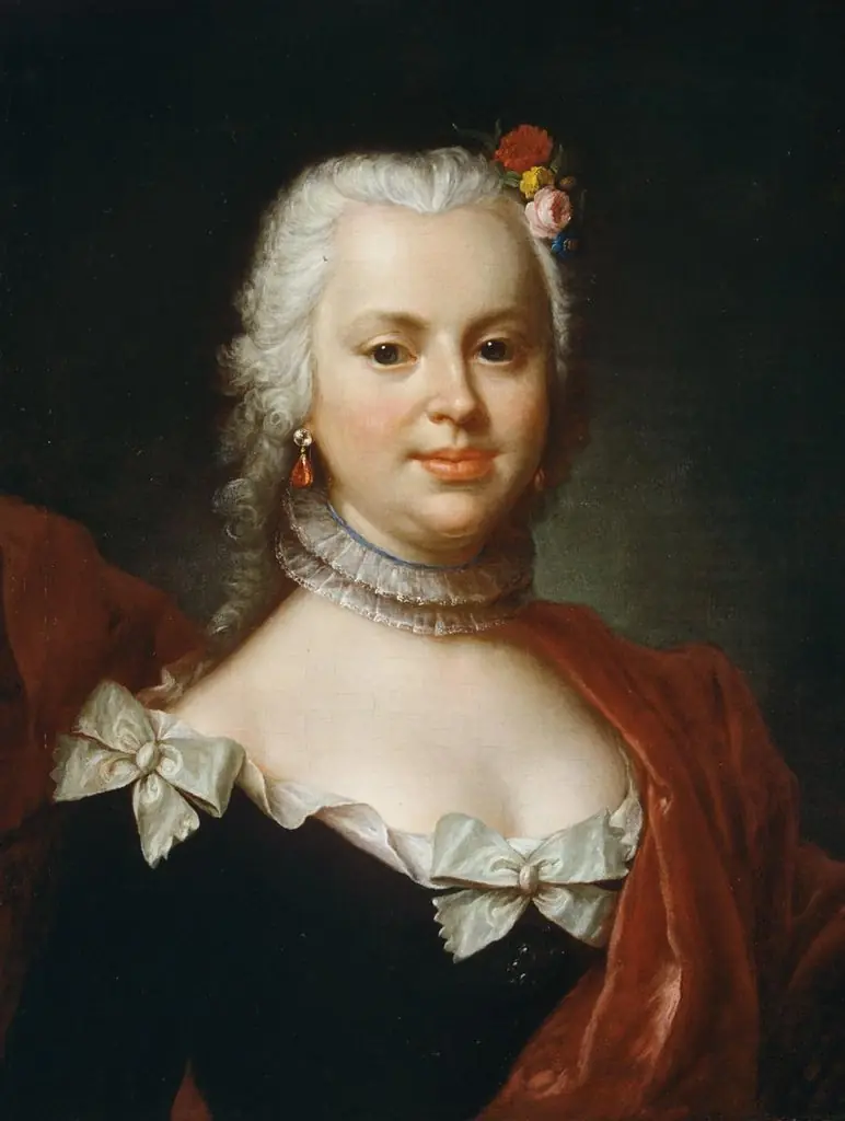 Baroness Swihowska, born Grundmann, by Ádám Mányoki