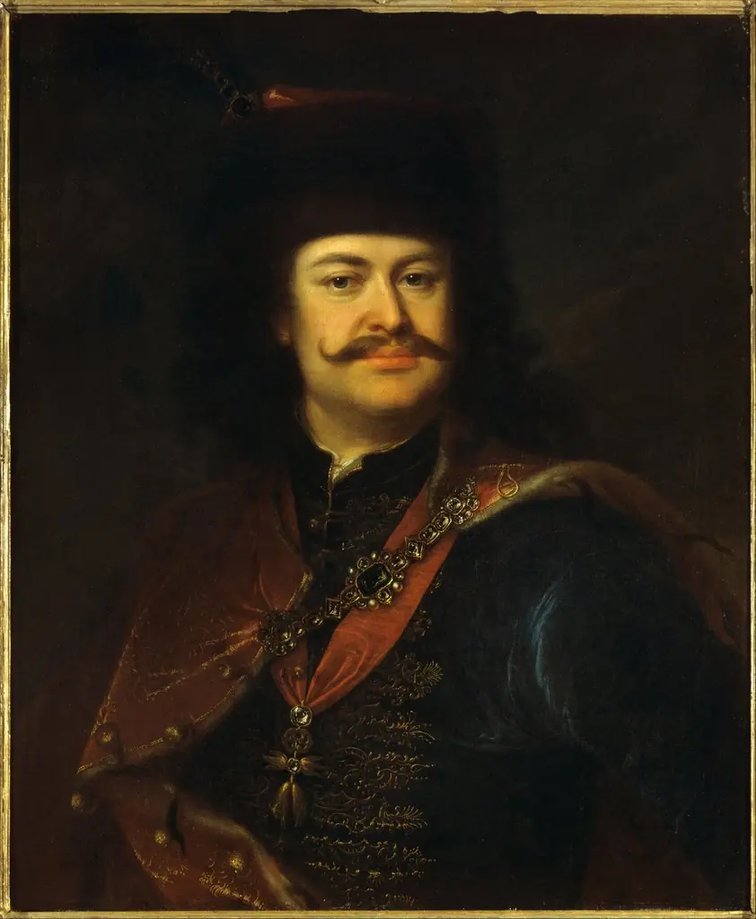 Portrait of Prince Ferenc Rákóczi II, by Ádám Mányoki