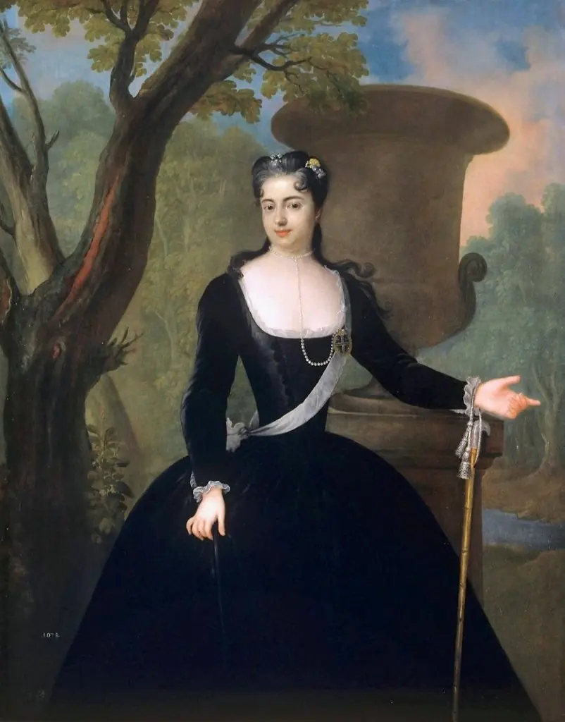 Princess Sobieski, née Maria Josepha Wessolowska, by Ádám Mányoki