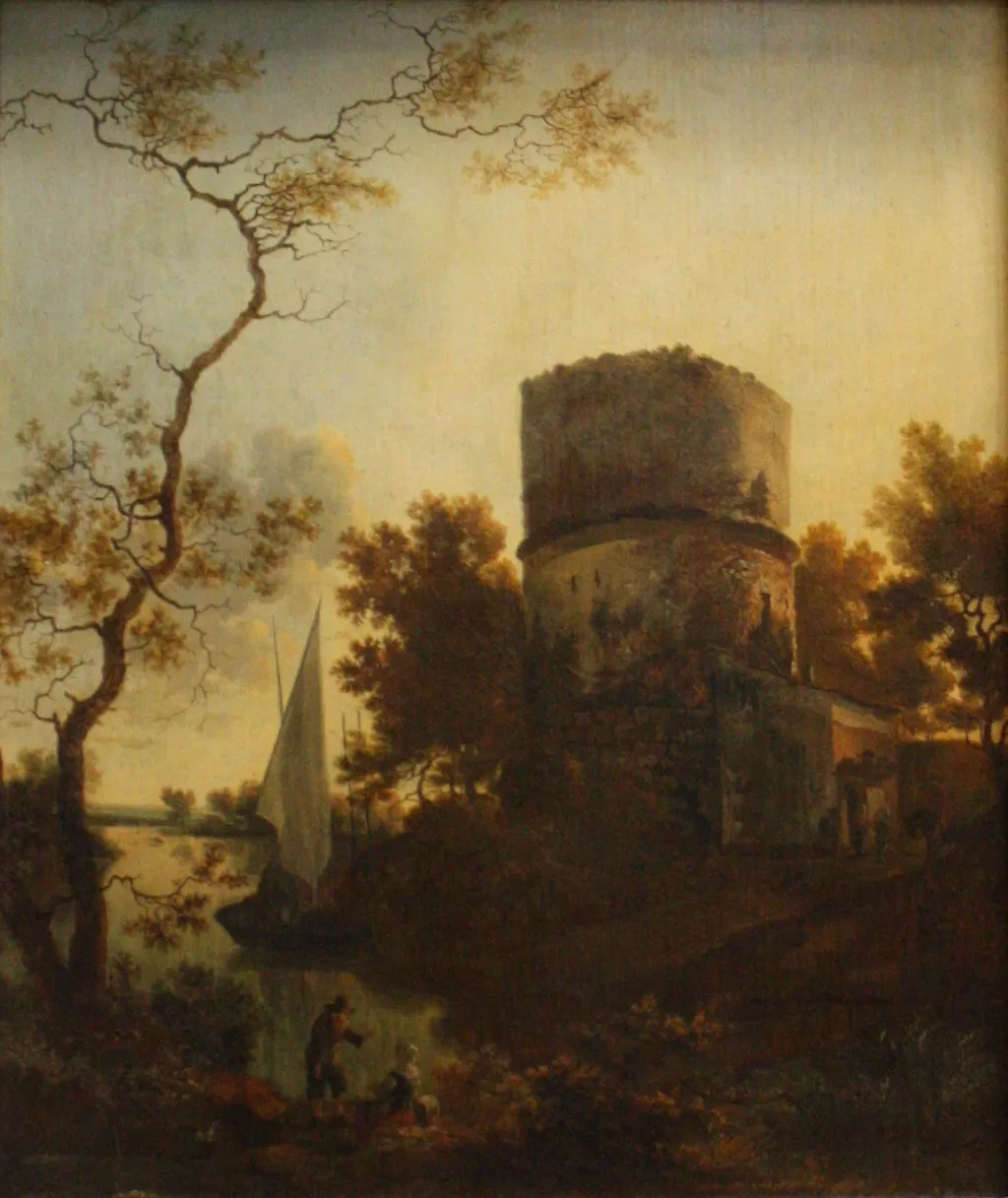 Landscape near Tivoli, by Adam Pynacker, unspecified, 1648