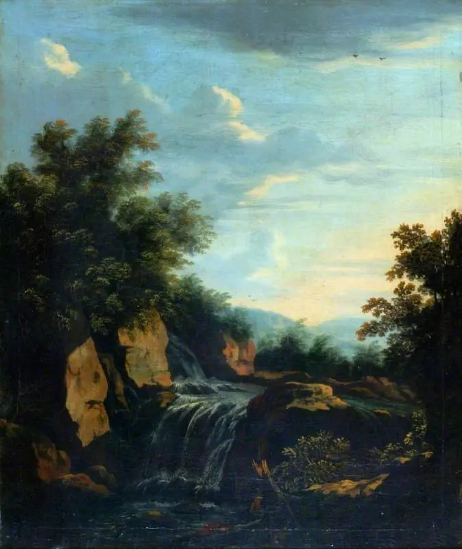 Landscape with a Waterfall, by Adam Pynacker