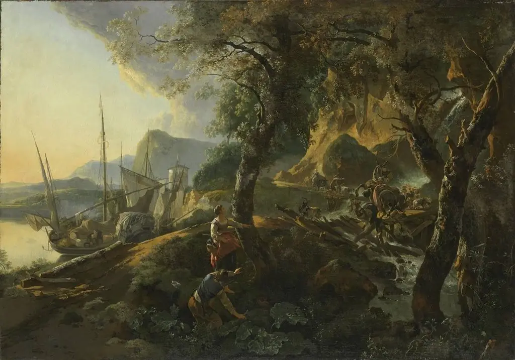 Landscape with Collapsing Bridge