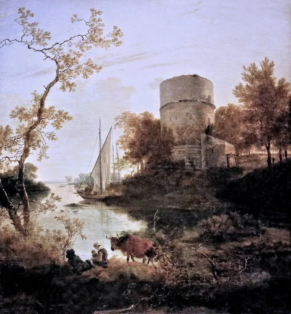 Tower on a Coast, by Adam Pynacker
