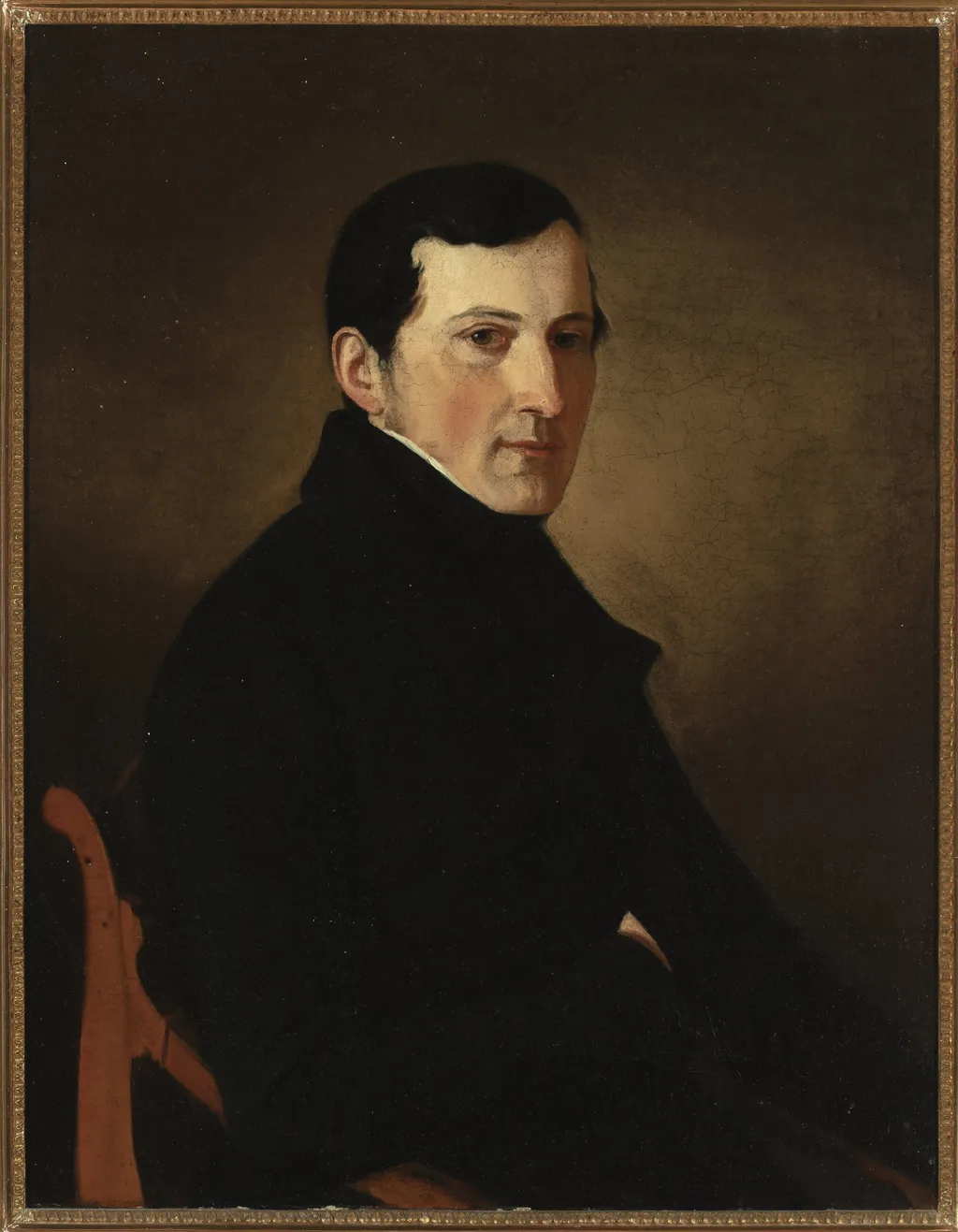 Portrait of January Januszkiewicz (1816–1894), by Adam Szemesz, oil, 1851