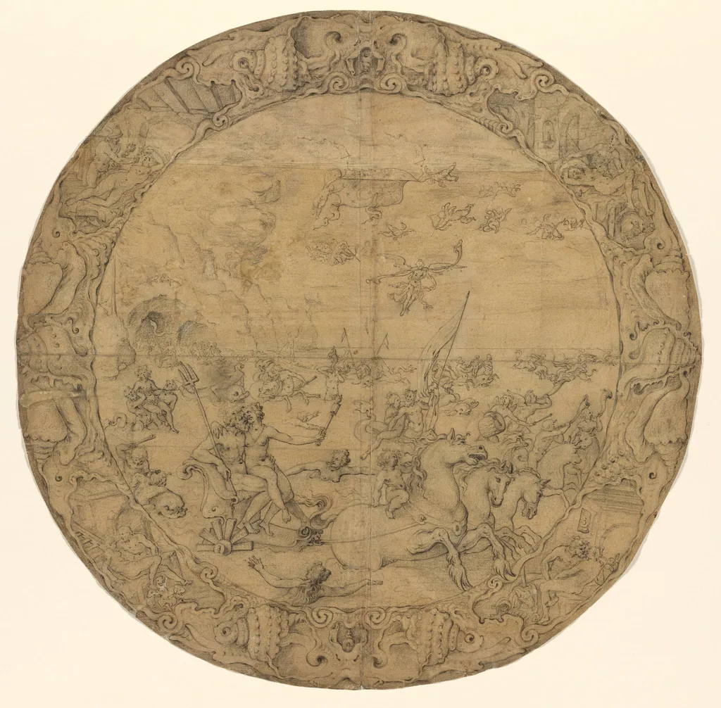 Design for a Standing Dish, by Adam van Vianen