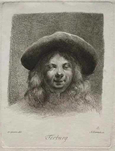 Portrait of Gerard Terborch, by Adam von Bartsch