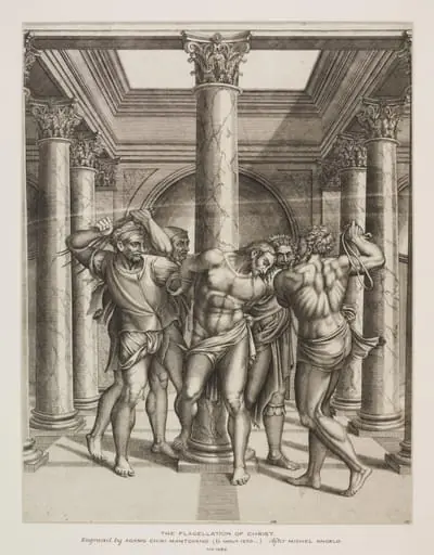 The Flagellation, by Adamo Scultori