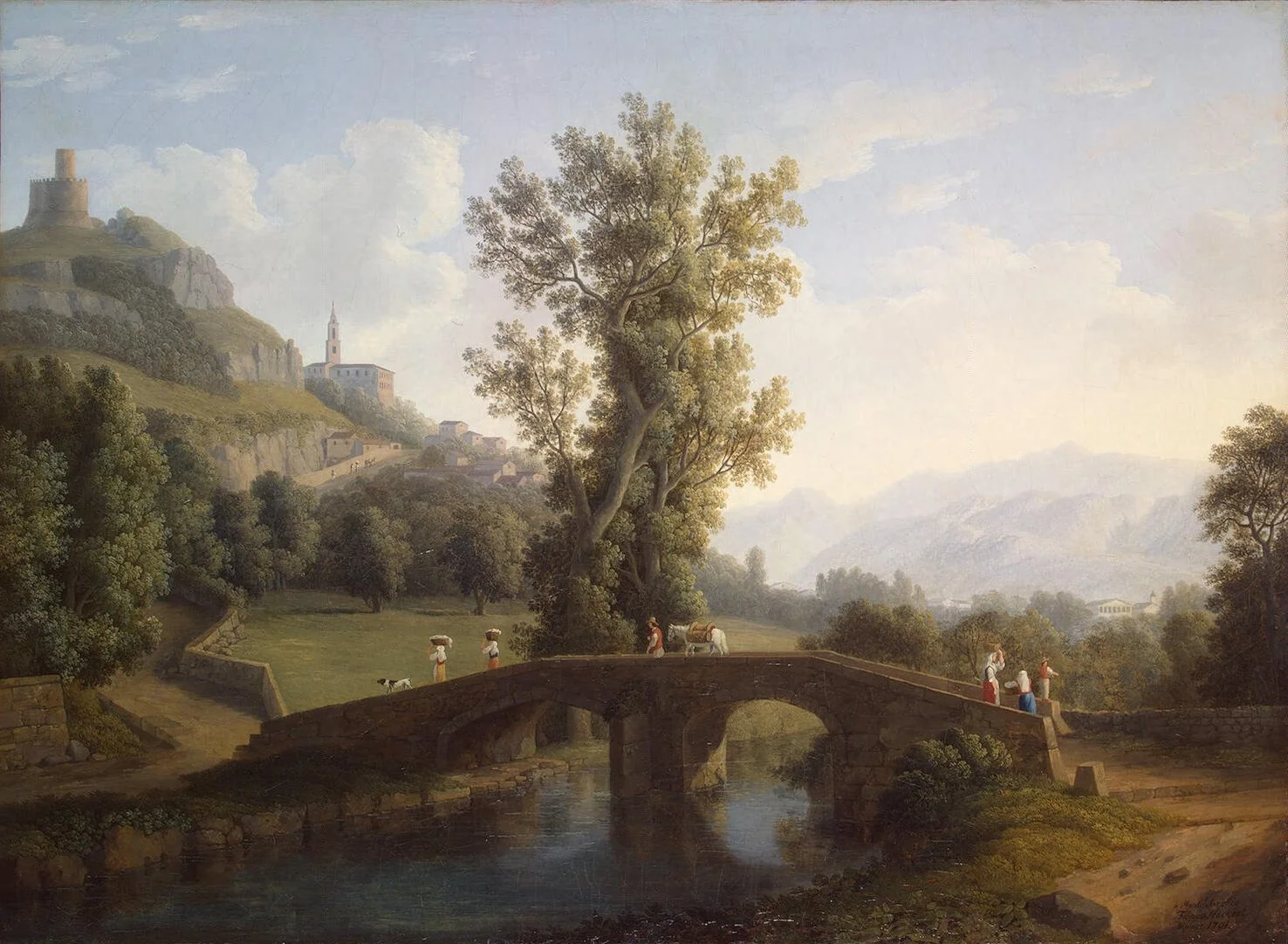 View of Montesarchio, detail