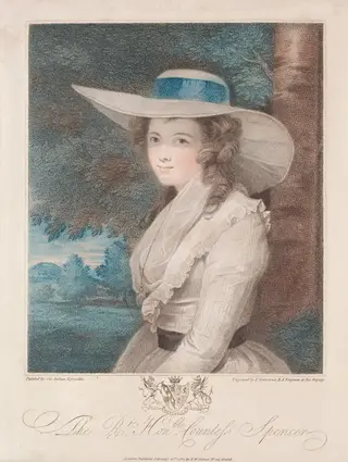 Countess Spencer, by Francesco Bartolozzi, 1787