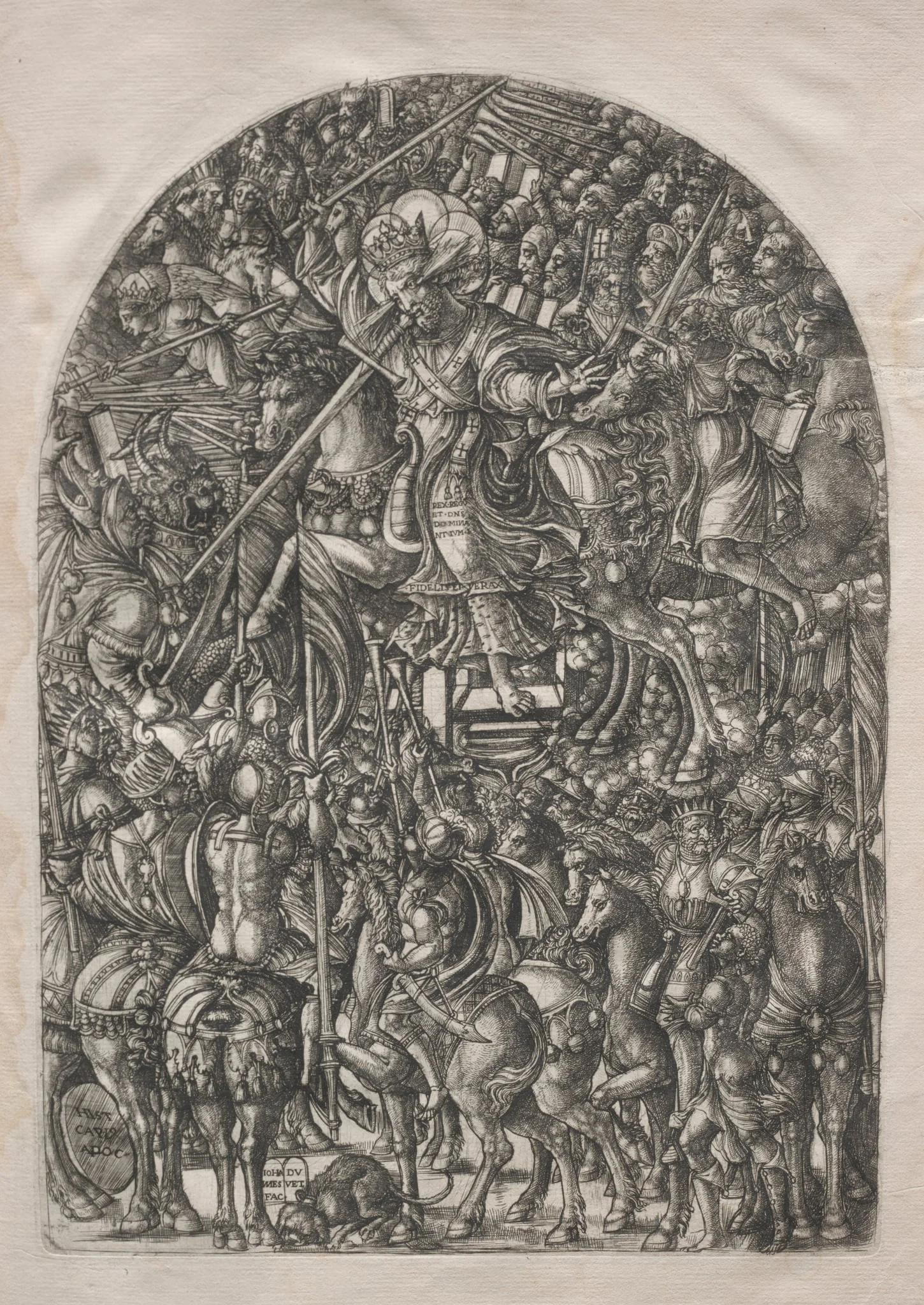 The Apocalypse: Christ Mounted on a White Horse, detail