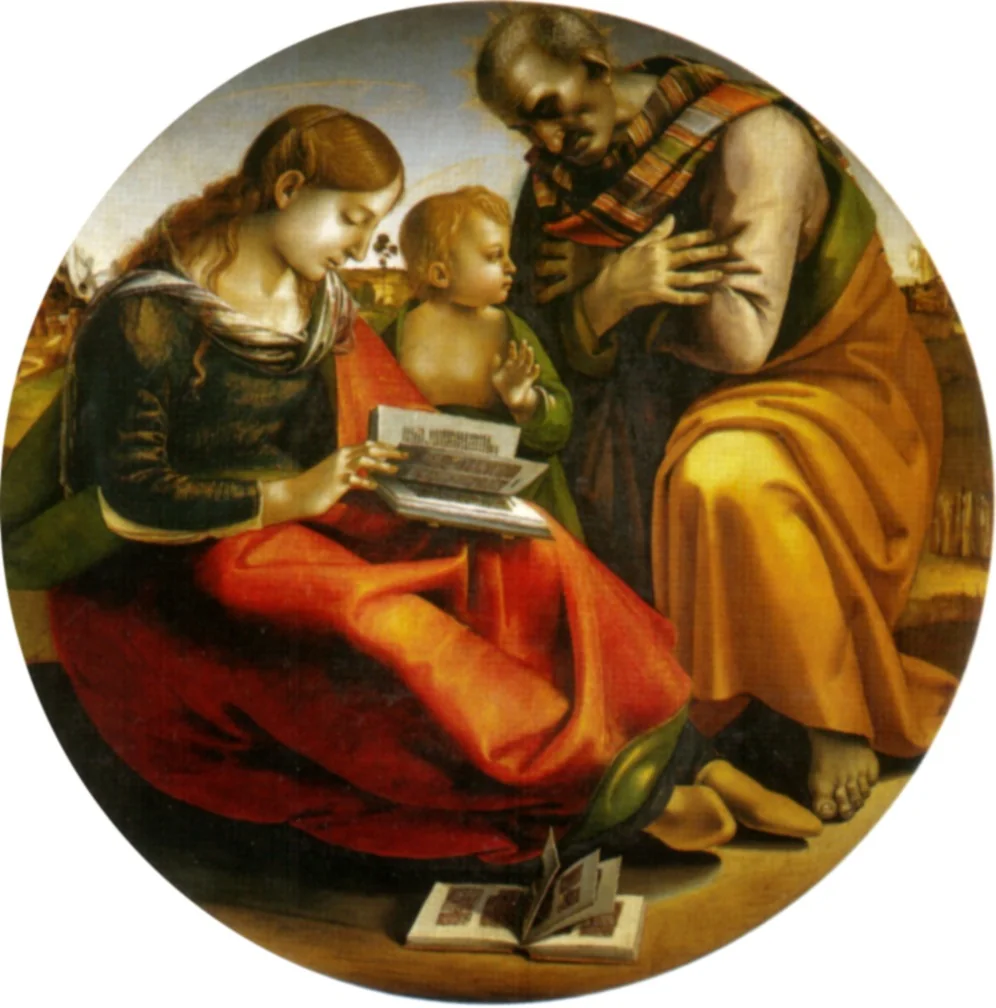 The Holy Family di Parte Guelfa, detail