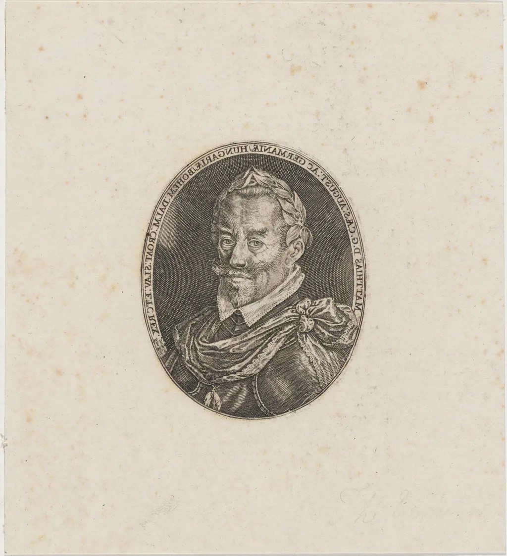 The Emperor Matthias, by Simon van de Passe, ink, 1621