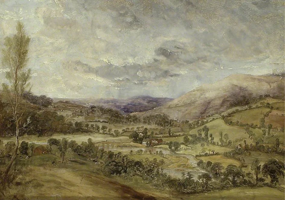 Landscape with a River Valley, detail