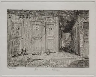 Interior of an Inn, by Charles François Daubigny, 1861