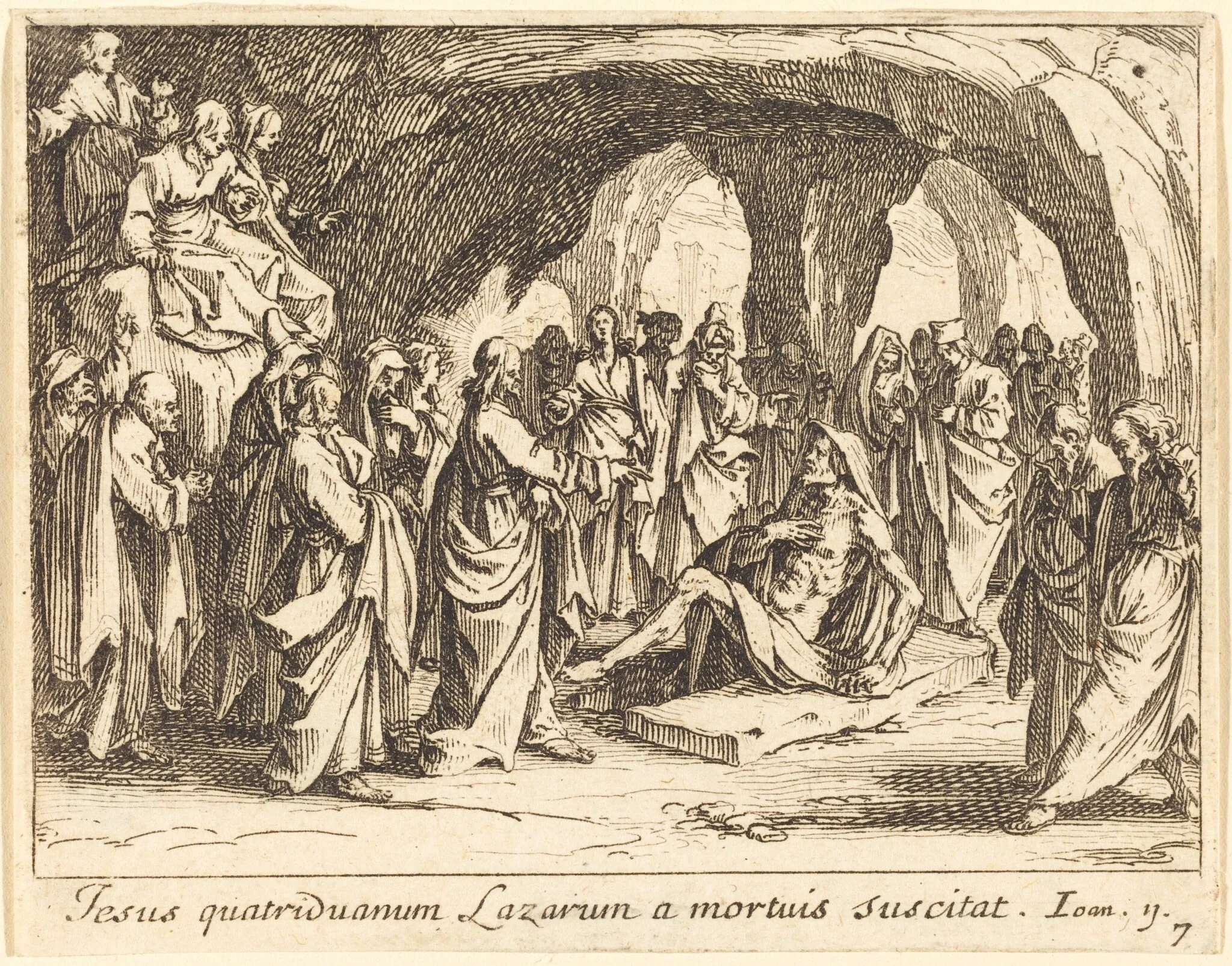 Raising of Lazarus, detail