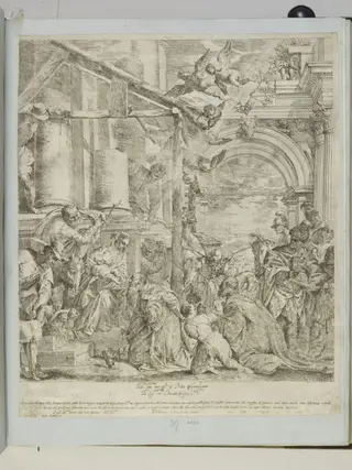 The Adoration of the Kings, by Carlo Sacchi, 1750